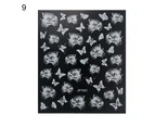 Nail Foils Butterfly Moon Floral Pattern DIY Manicure Decorations Nail Art Adhesive Decals for Nail Salon-9