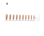 Nail French Tip Easy to Stick Extending Ultra Thin Fake Nail Art Extension Press On Tips for Female-4