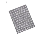 5D Nail Embossed Sticker Engraved Multiple Shapes Non-Fading White Nail Sticker Rose Feather Design Transfer for Manicure-1