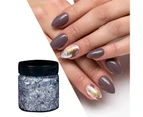 Manicure Decals DIY Easy-Using Delicate Nail Art Gold Foil Paper for Women-Silver