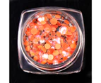 Round Glass Beads Mixed Size Dazzling Anti-fall Acrylic Stones Decorations Beads for Daily Use-5