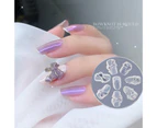 Nail Bowknot Mold Reusable DIY Silicone 3D Manicure Bows Plate for Girl-4