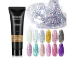 ROSALIND 15ml Glitter Sequins UV Quick Drying Nail Extension Builder Manicure-RE09-A755