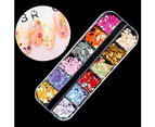 Nail Art Butterfly Star Heart Circle Sequins DIY Glitter Flakes Manicure Decor-9#