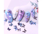 DIY Manicure Decoration Simulation Mini Butterfly Nail Art Decoration Sticker-5#