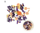 Halloween Multicolor Pumpkin Ghost Spider Witch Nail Art Stickers Decals Decor-9#