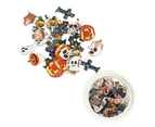 Halloween Multicolor Pumpkin Ghost Spider Witch Nail Art Stickers Decals Decor-2#