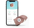 Owlet Smart Sock 3 Baby Monitor, For Ages 0 - 18 Months, Dusty Rose
