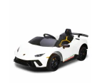 Lamborghini Performante Kids Electric Ride On Car - White