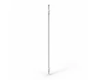 Desk Mounted Screen Joining Pole 360 Degrees 1500X30X30Mm - White Satin