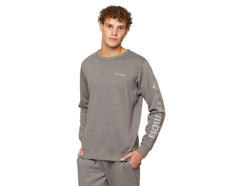 Preview image Columbia Men's Logo Fleece Crew - City Grey