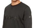 Columbia Men's Logo Fleece Crew - Black