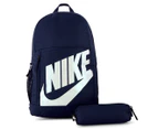 Nike 20L Kids' Elemental Backpack - Midnight Navy/Iridescent