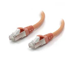 Alogic C6A-0.5-Orange-SH 0.5m Orange 10GbE Shielded CAT6A LSZH Network Cable