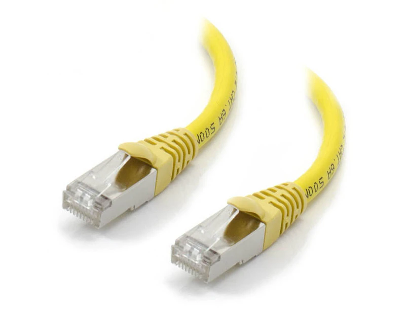 Alogic C6A-02-Yellow-SH 2m Yellow 10G Shielded CAT6A LSZH Network Cable