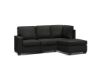 Sofa Lounge Set 4 Seater Modular Chaise Chair Couch Fabric Dark Grey