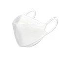 KF94 4PLY 3D Design 80PC Single Packed Hygienic Disposable Face Masks Ergonomic Fit White