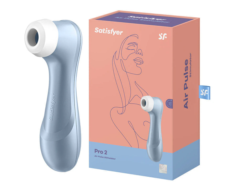 Satisfyer Pro 2 - Blue - Touch-Free USB-Rechargeable Clitoral Stimulator