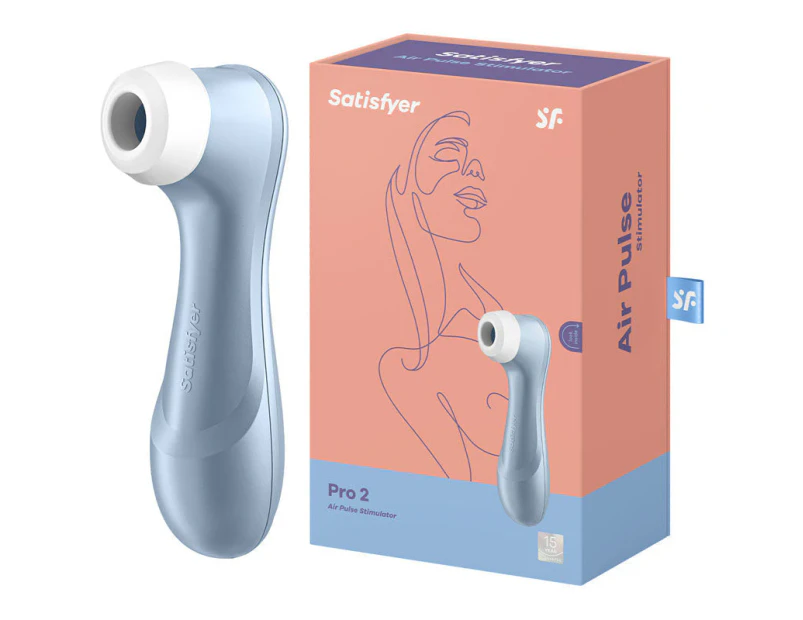 Satisfyer Pro 2 - Blue - Touch-Free USB-Rechargeable Clitoral Stimulator