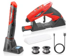TOPEX Twin Kit 4V Max Cordless Glue Gun Soldering Iron with Adaptor Accessories