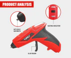 TOPEX Twin Kit 4V Max Cordless Glue Gun Soldering Iron with Adaptor Accessories