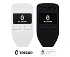 Trezor One Cryptocurrency Hardware Wallet - White