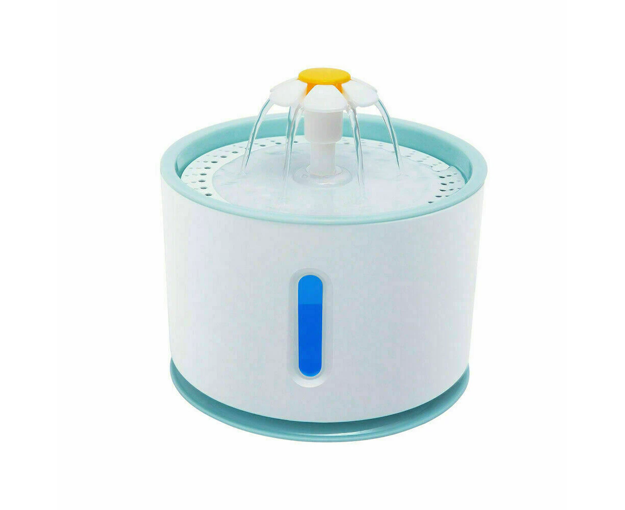 LED USB Automatic Electric Pet Water Fountain Dog Cat Drinking Dispenser