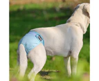 Female Sanitary Dog Nappy Graphene Underpants Diaper Pants Blue