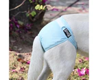 Female Sanitary Dog Nappy Graphene Underpants Diaper Pants Blue