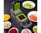 Onion Chopper Pro Vegetable Chopper - Strongest Heavier Duty Vegetable Slicer Dicer Cutter with Container and Blades