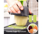 Onion Chopper Pro Vegetable Chopper - Strongest Heavier Duty Vegetable Slicer Dicer Cutter with Container and Blades