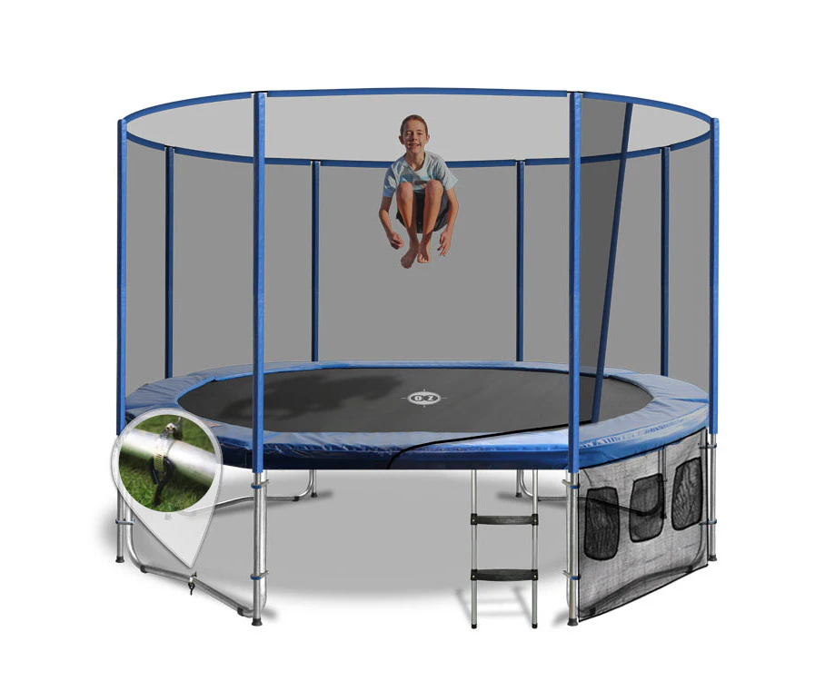 8x12 Oval Shaped Rectangular Summit Trampoline