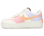 Nike Women's Air Force 1 Shadow Sneakers - Sail/Pink Glaze/Orange Chalk