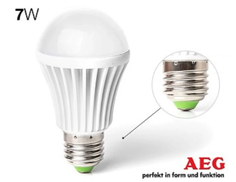 AEG LED Screw E27 Warm White 7w 60W Light Globe/Lightbulb Lamp Bulb 780 Lumen