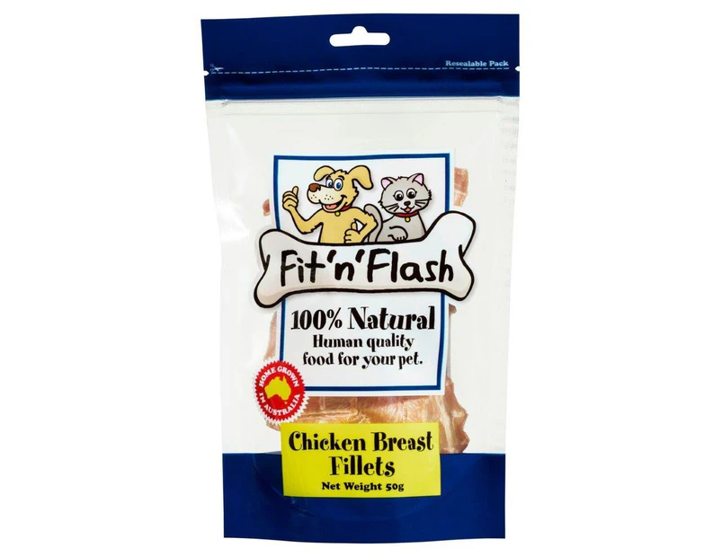 Fit 'n' Flash Chicken Breast Fillet Dog Treats