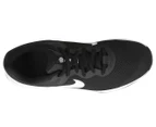 Nike Youth Boys' Revolution 6 Sneakers - Black/White/Dark Smoke Grey