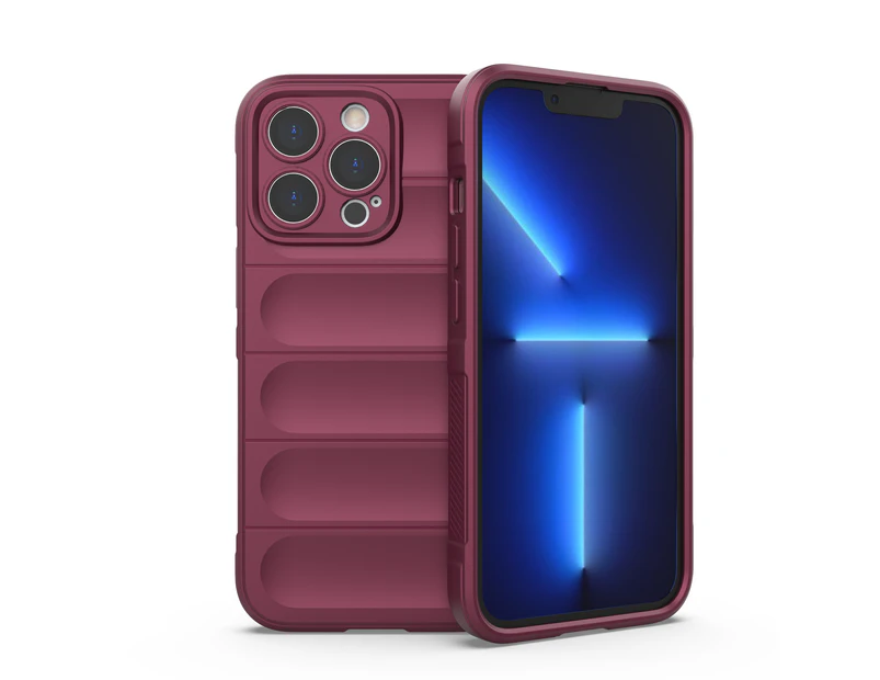 HK Anti-Drop Shock Absorption Case for iPhone 13 Pro 6.1 inch-Purple