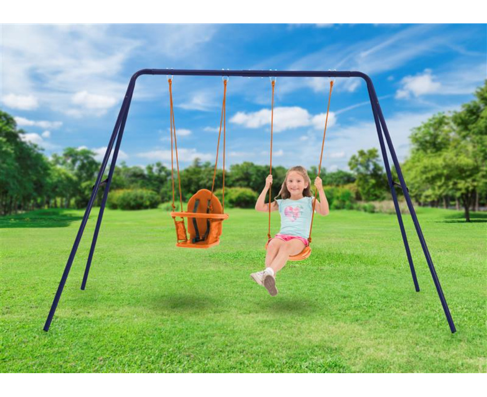 2 seater swing set