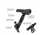 Safety Child Bike Seat Armrest Handlebar Front Mounted Top Tube Bicycle Kids Seat Soft Safe Comfort Detachable