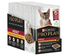 12 x Purina Pro Plan Adult Wet Cat Food Chicken in Gravy 85g