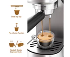 Espresso Coffee Machine Stainless Steel 15 Bar 1450W CM5418-GS