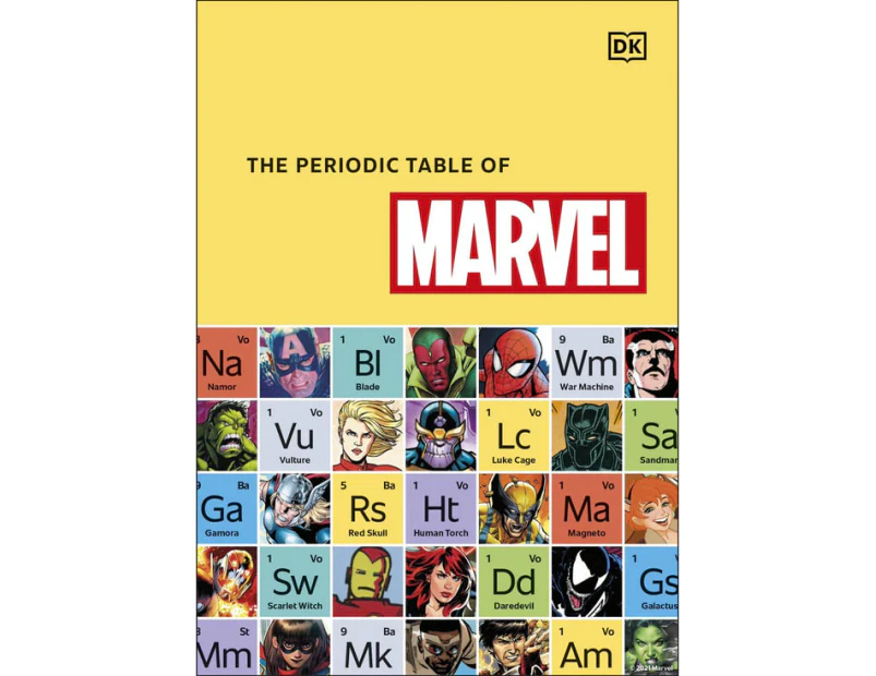 The Periodic Table of Marvel