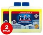 2 x Finish Dishwasher Cleaner Lemon 250mL 1