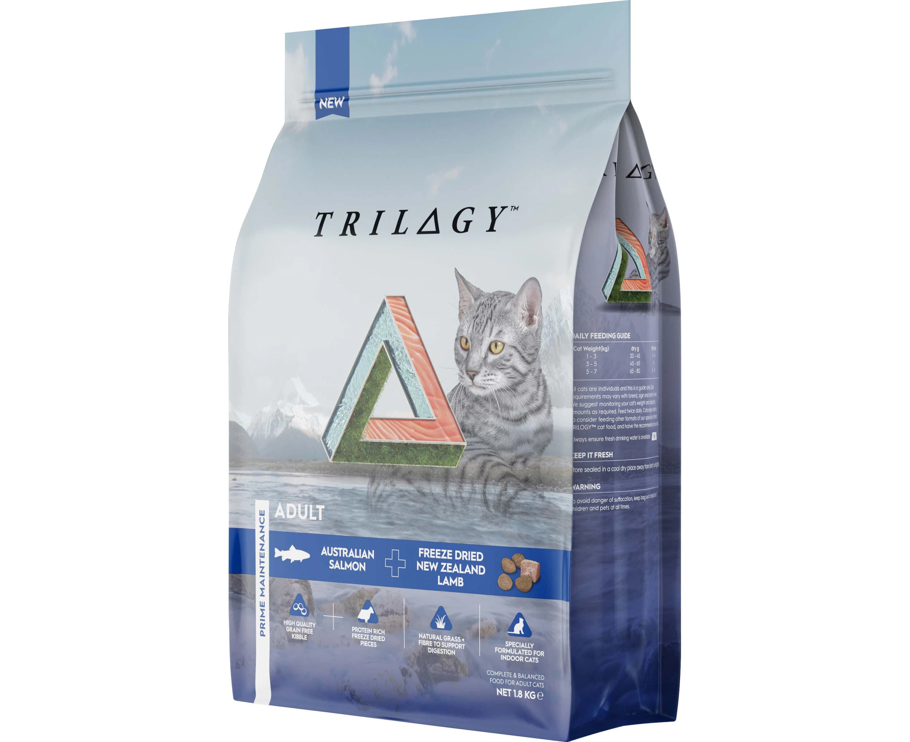 Trilogy Adult Salmon Dry Cat Food 1.8kg