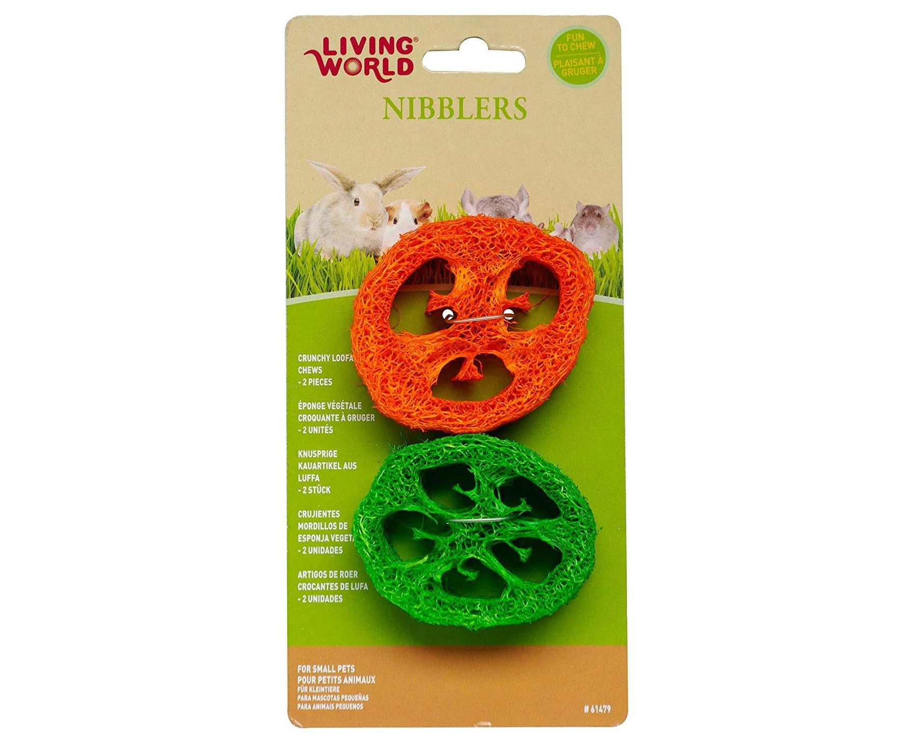 Living World Crunchy Capsicum Loofa 2pk