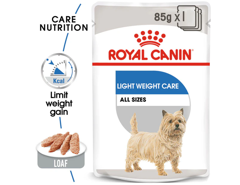 Royal Canin Light Weight Care Adult Loaf Wet Dog Food 85g