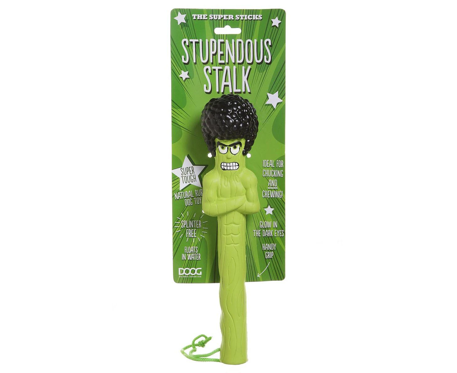 DOOG Superstick Incredible Stalk Dog Toy