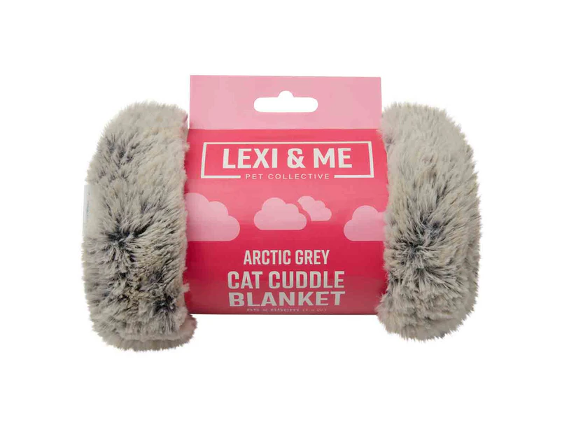 Lexi & Me Cat Cuddle Blanket Arctic Grey