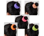 20X Thick Elastic Hair Ties Spandex Head Bands Soft Ponytail School Women Black