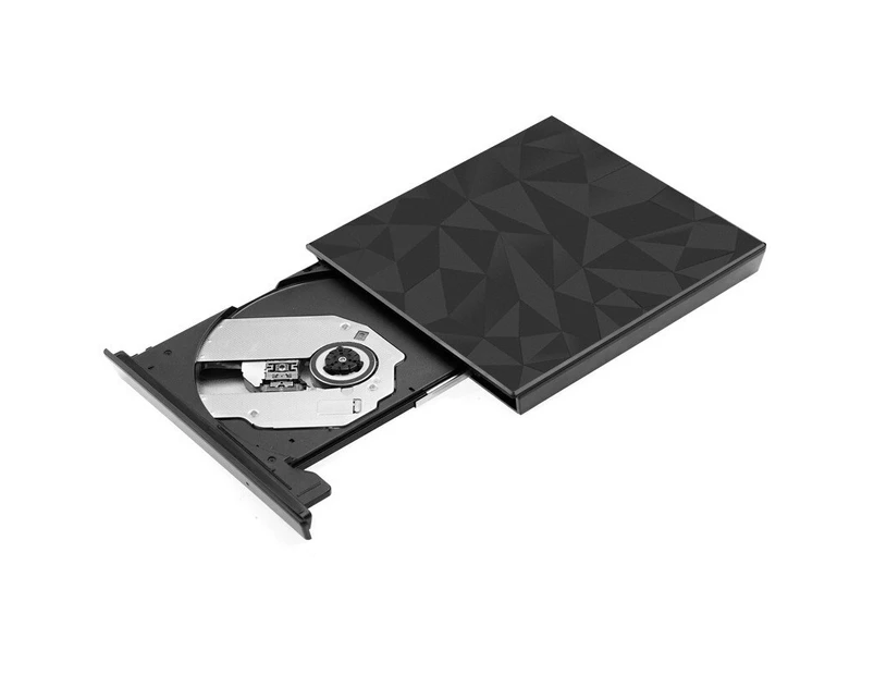 NewBee NB-DVW-DIAMND-UA-UC Diamond Pop-up Portable External USB3.0 Type-C DVD+RW Dual Port DVD Drive